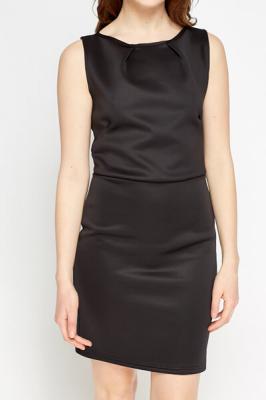 Bodycon Basic Dress M / Viskose / Schwarz